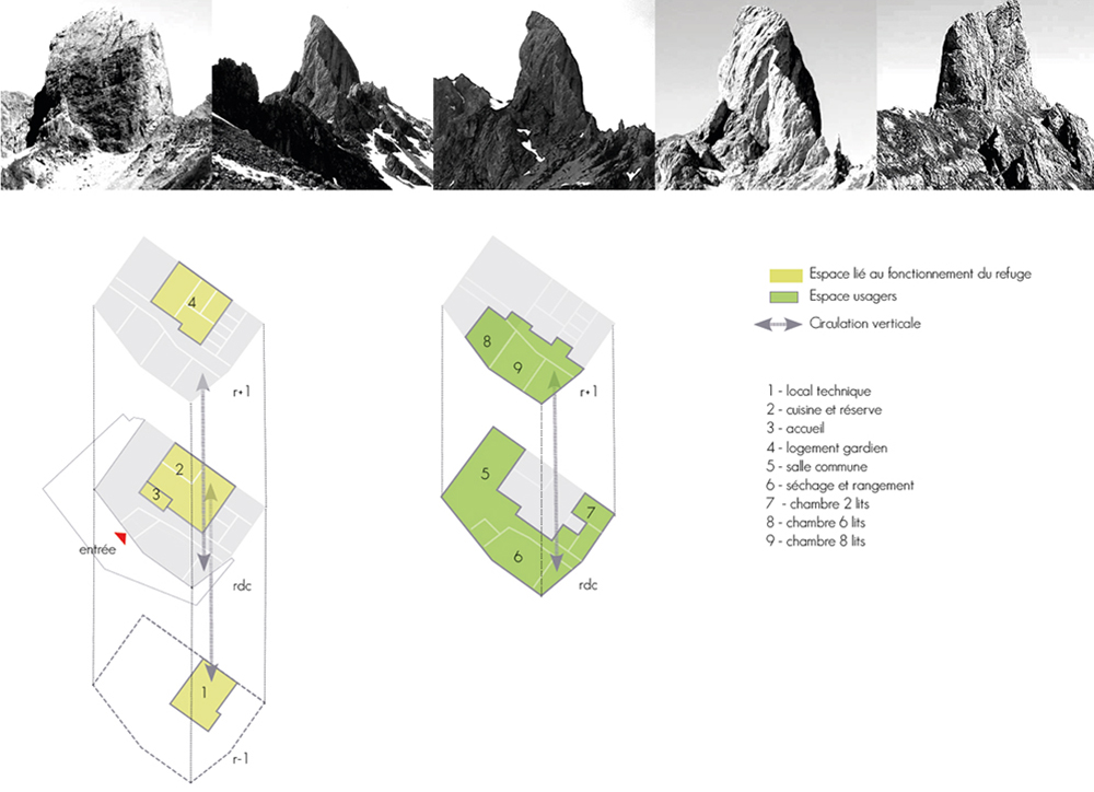 pateyarchitectes - concours pour la reconstruction du refuge de presset dans le massif du beaufortin – savoie