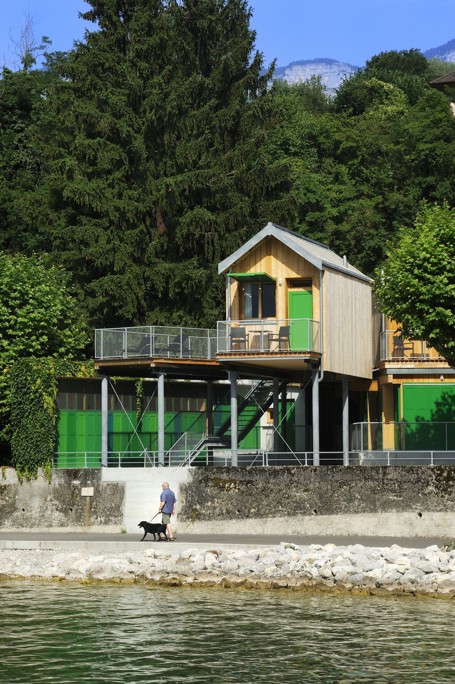 pateyarchitectes - aménagement du site de la maison des pêcheurs au viviers-du-lac – savoie