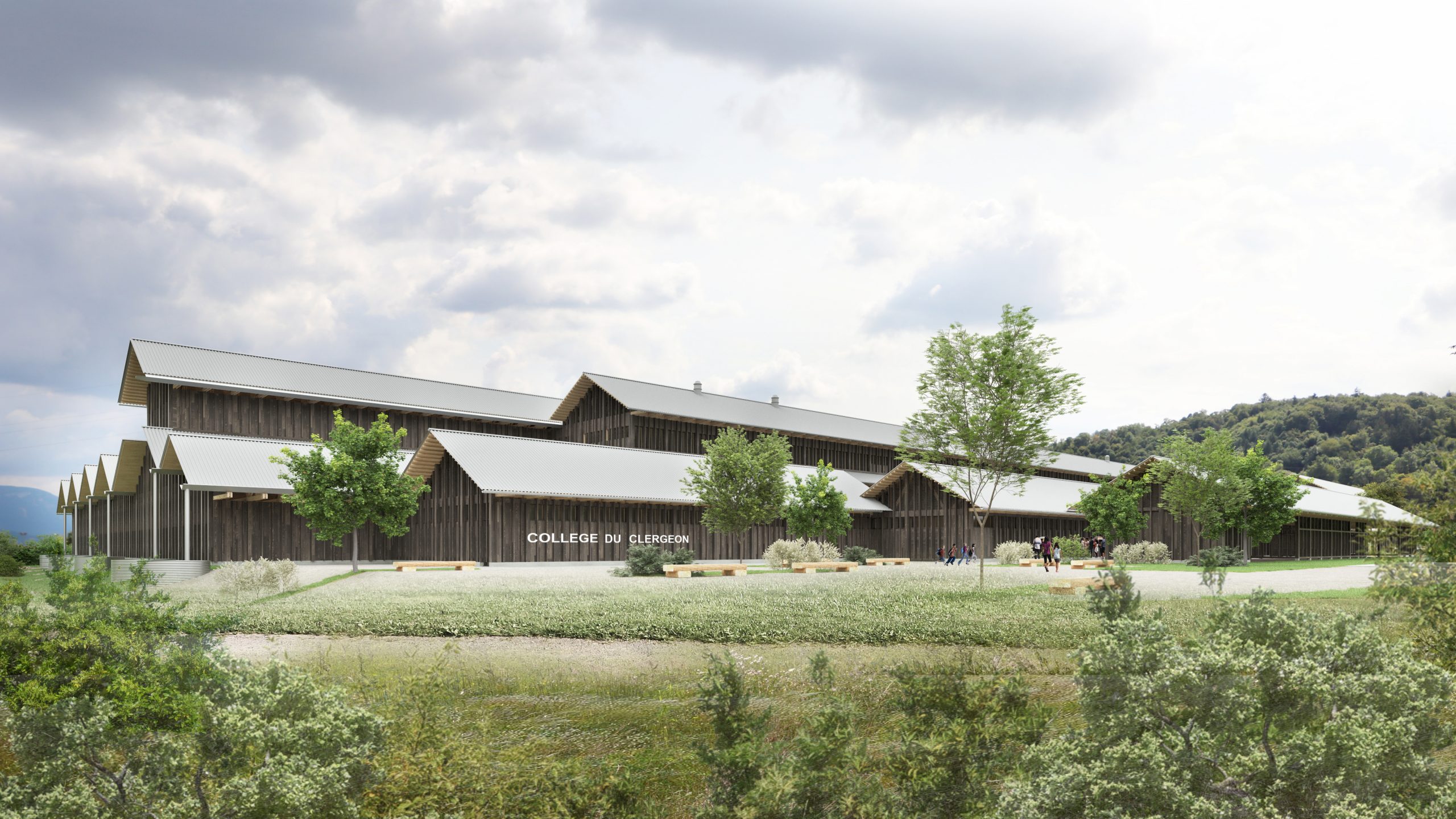 pateyarchitectes - construction du collège du Clergeon à Rumilly – haute-savoie