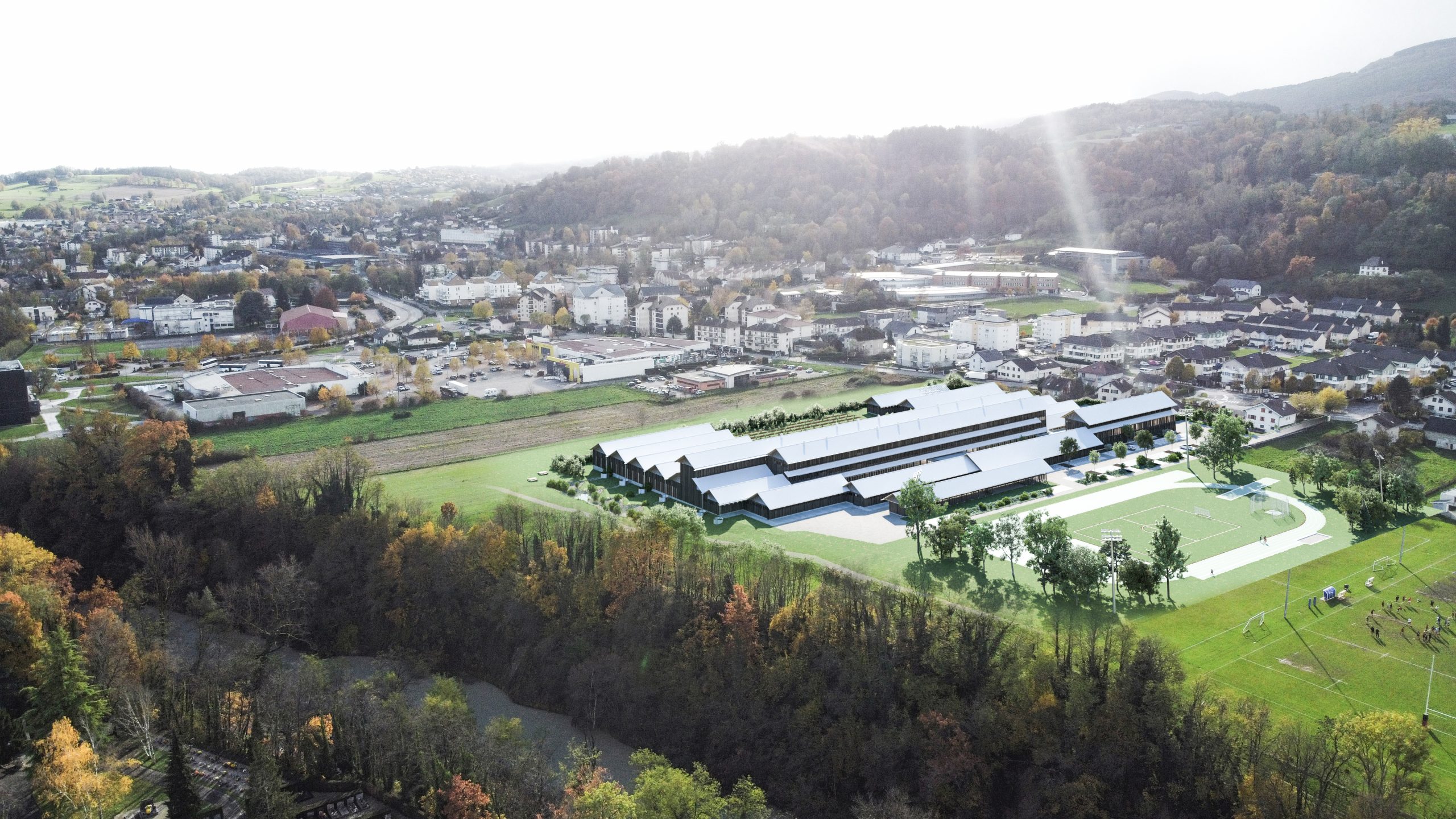 pateyarchitectes - construction du collège du Clergeon à Rumilly – haute-savoie
