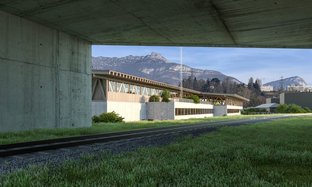 pateyarchitectes - 1 pateyarchitectes reconstruction des locaux du Service Materiel et Maintenance Routiere SMMR de Chambery - architecte en savoie