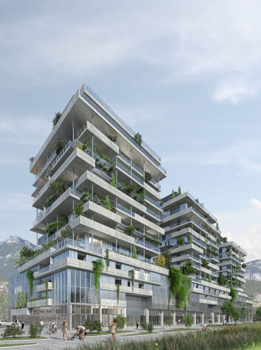 patey architectes - 124 LOGEMENTS LOT J – ZAC VETROTEX À CHAMBÉRY – SAVOIE